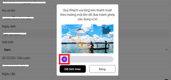 Mở tài khoản chứng khoán VPS - Xác thực