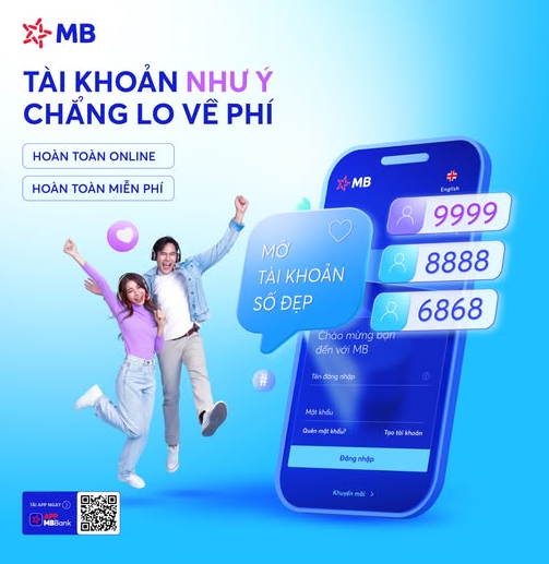 mở tài khoản MBBank Online - nhận ưu đãi
