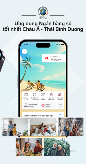 Ngân hàng số - Mở tài khoản Techcombank online