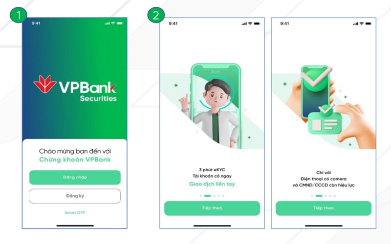 Mở tài khoản chứng khoán VPbanks - Bước 1: Tải ứng dụng VPBank Securities