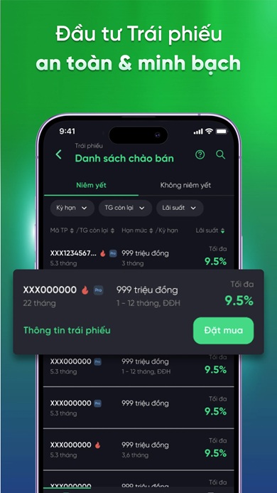 Mở tài khoản chứng khoán VPbanks - Trái phiếu