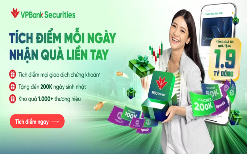 Chương trình ưu đãi mở tài khoản chứng khoán VPBanks