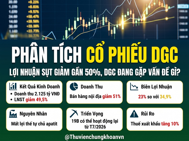 Nhận định cổ phiếu DGC: Biên lợi nhuận chịu nhiều áp lực
